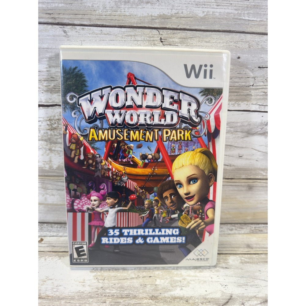 Wonderworld Amusement Park Wii Game
